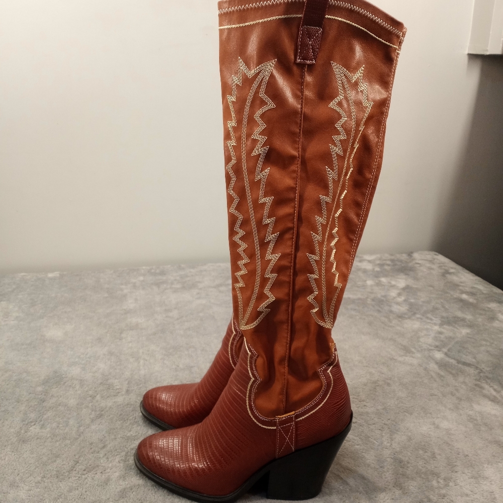 Franco Sarto Women's Boot Knee High Boots - Size: 8.5